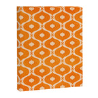 Vibrant Orange Ornament Pattern Canvas Print Gallery Image 8
