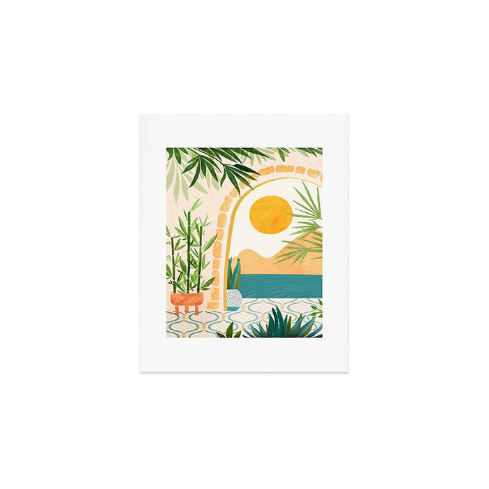 Villa View Tropical Landscape / Villa Series Art Print Gallery Image 1