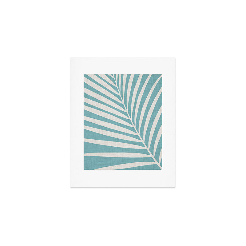 Vintage Palm Frond Silhouette Art Print Gallery Image 1
