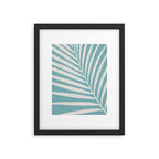 Vintage Palm Frond Silhouette Framed Art Print Gallery Image 6