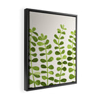 Watercolor Vines - Cute Botanical Painting Framed Canvas Print Gallery Image 2