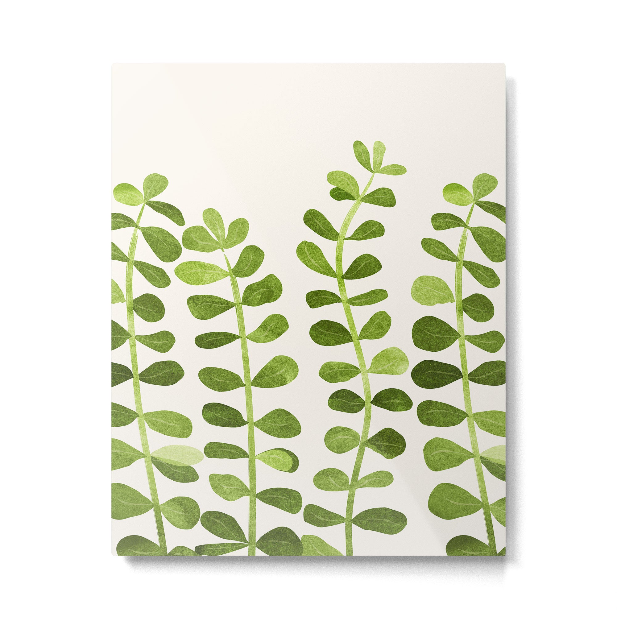 Watercolor Vines - Cute Botanical Painting Metal Print Gallery Image 6