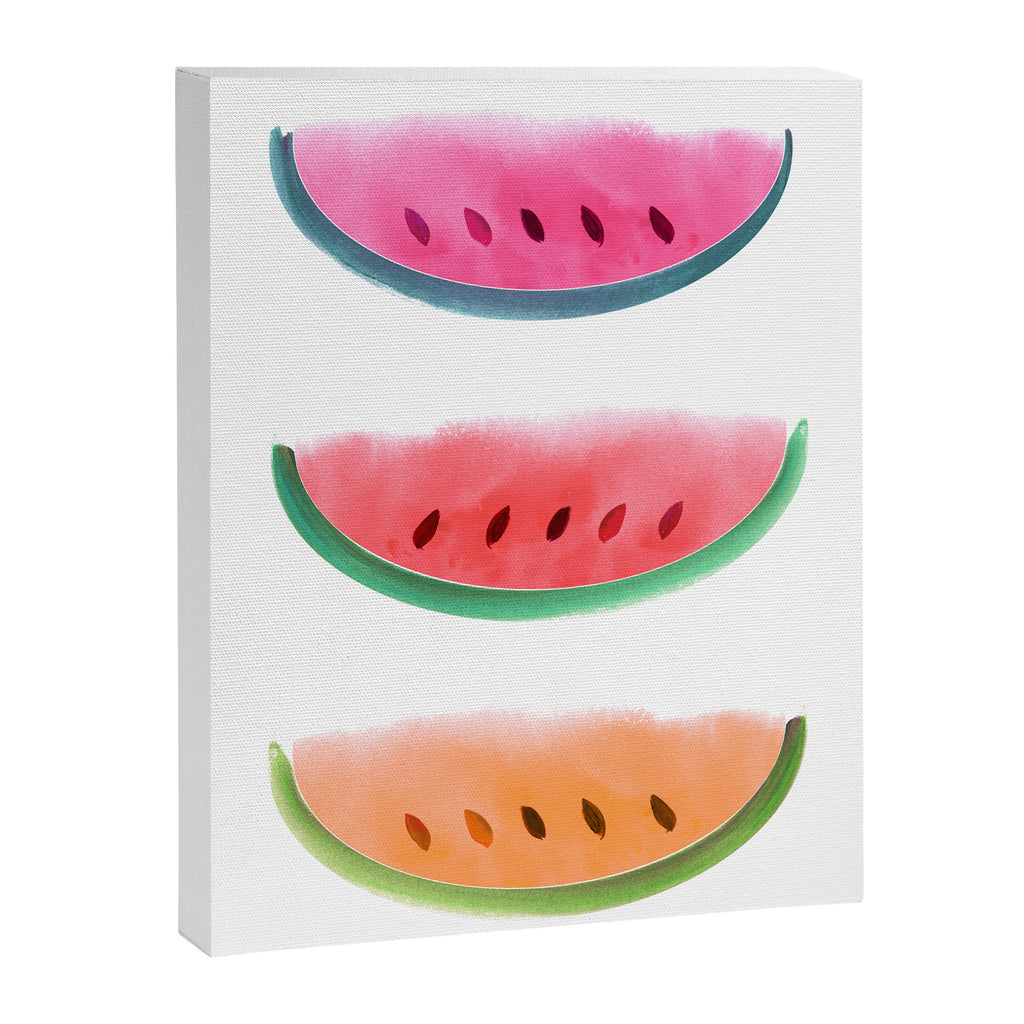 Watermelon Watercolor Canvas Print Gallery Image 6