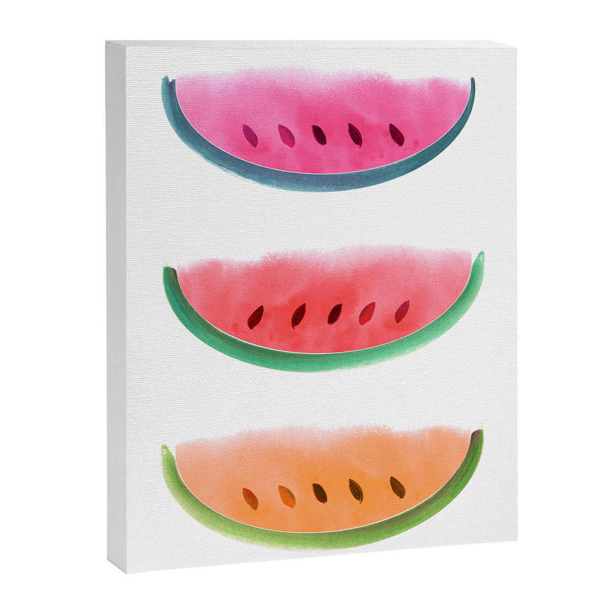 Watermelon Watercolor Canvas Print Gallery Image 6