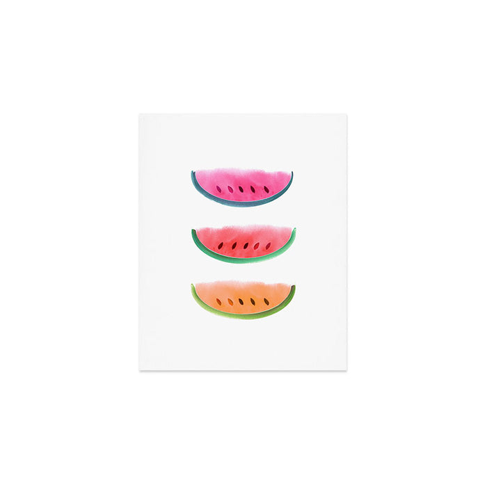 Watermelon Watercolor Art Print Gallery Image 1
