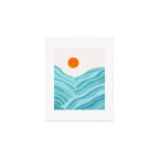 Waves Like Mountains Landscape Art Print Gallery Image 1