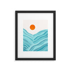 Waves Like Mountains Landscape Framed Art Print Gallery Image 5