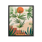 Weekend in Mojave Desert Landscape Framed Canvas Print Gallery Image 6
