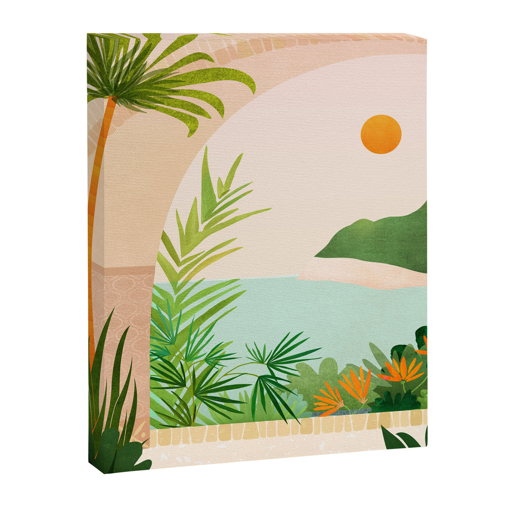 Welcome Home - Tropical Landscape Canvas Print Gallery Image 6