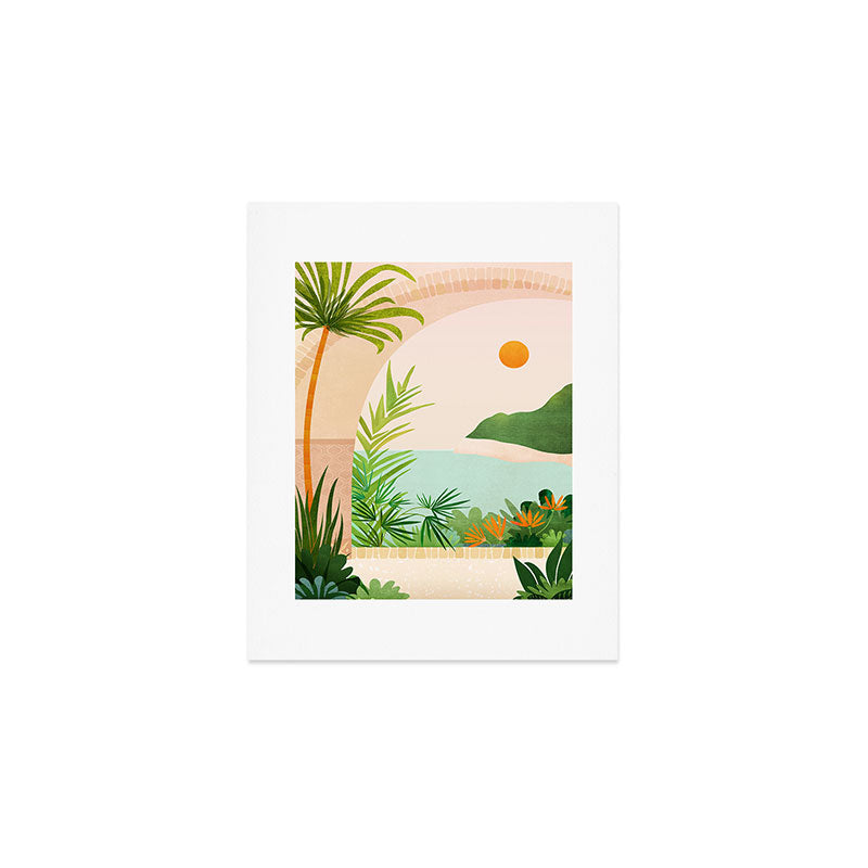 Welcome Home - Tropical Landscape Art Print Gallery Image 1