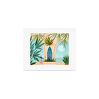 Welcome To The Hotel California Illustrated Landscape / Villa Series Art Print Gallery Image 1
