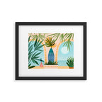 Welcome To The Hotel California Illustrated Landscape / Villa Series Framed Art Print Gallery Image 6