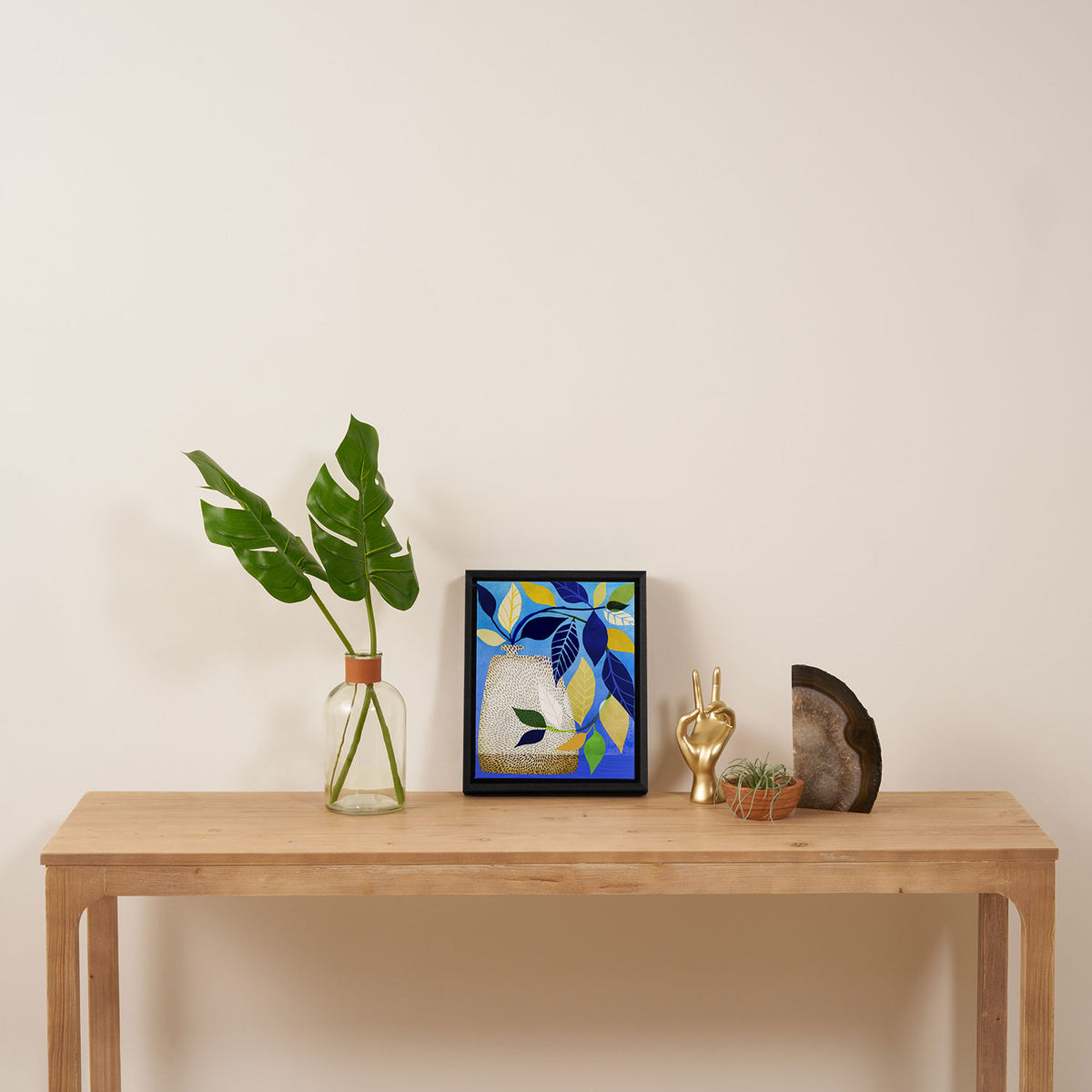 Whimsical Ivy Houseplant Framed Canvas Print Gallery Image 4