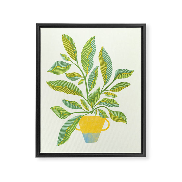 Whimsical Sage Framed Canvas Print Gallery Image 1