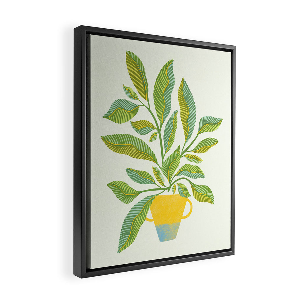 Whimsical Sage Framed Canvas Print Gallery Image 2
