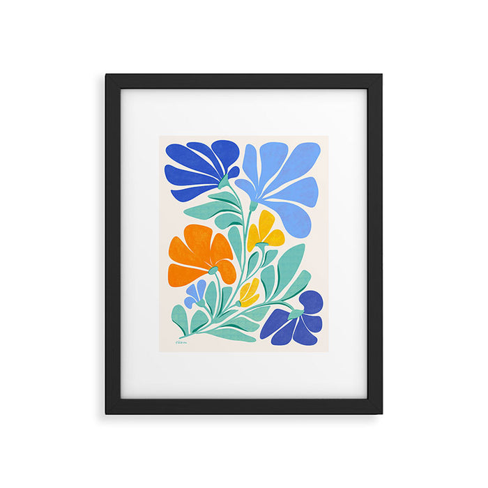 Whimsical Wildflowers Framed Art Print Gallery Image 1