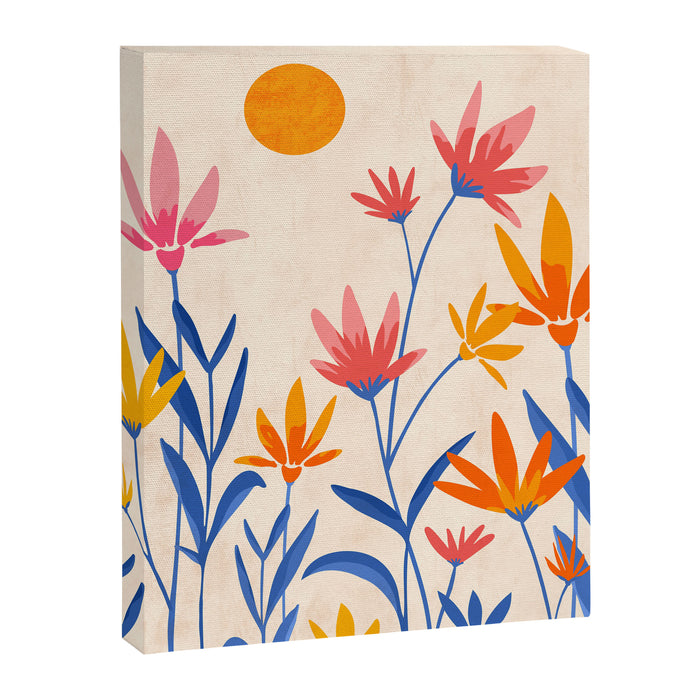 Wild Cosmos Floral Canvas Print Gallery Image 1