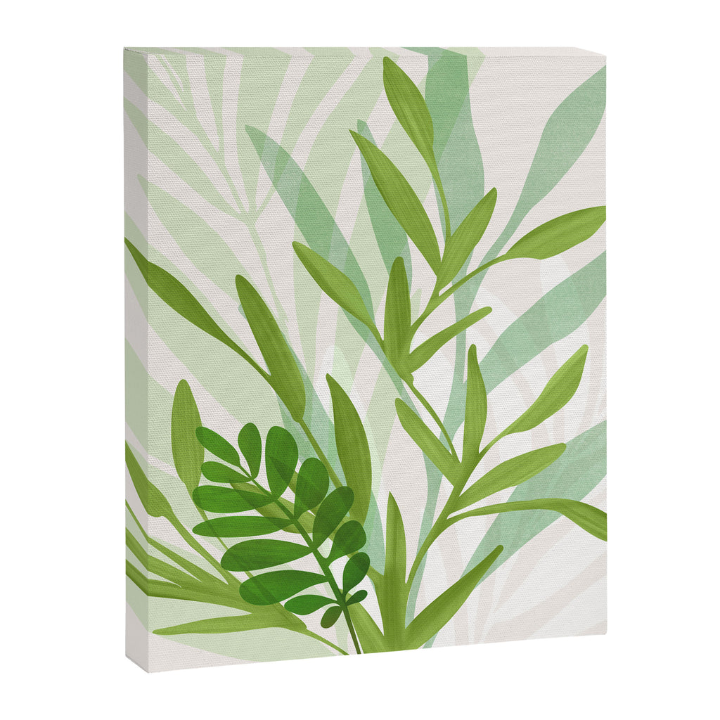 Wild Greenery / Abstract Botanical Series Canvas Print Gallery Image 8