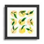 Wild Lemons Watercolor Framed Art Print Gallery Image 1