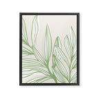 Wild Spring Meadow - Botanic Line Art Framed Canvas Print Gallery Image 8