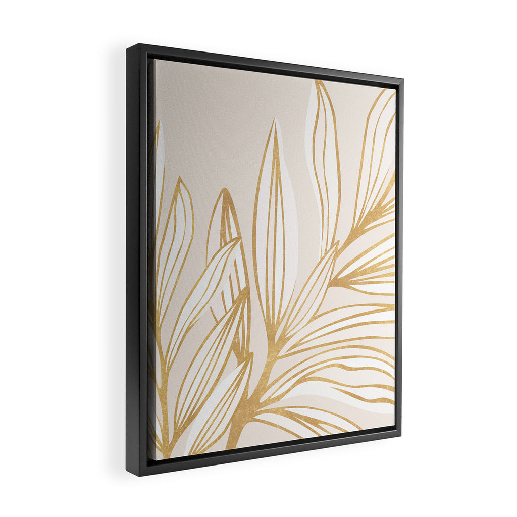 Wild Summer Meadow - Abstract Botanic Framed Canvas Print Gallery Image 2