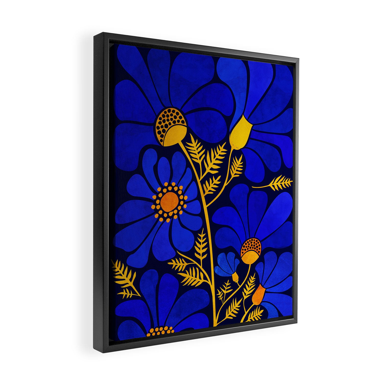 Wildflower Garden Framed Canvas Print Gallery Image 2