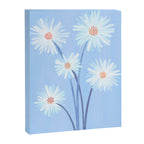 Winter Floral Still Life in Ice Blue Canvas Print Gallery Image 6