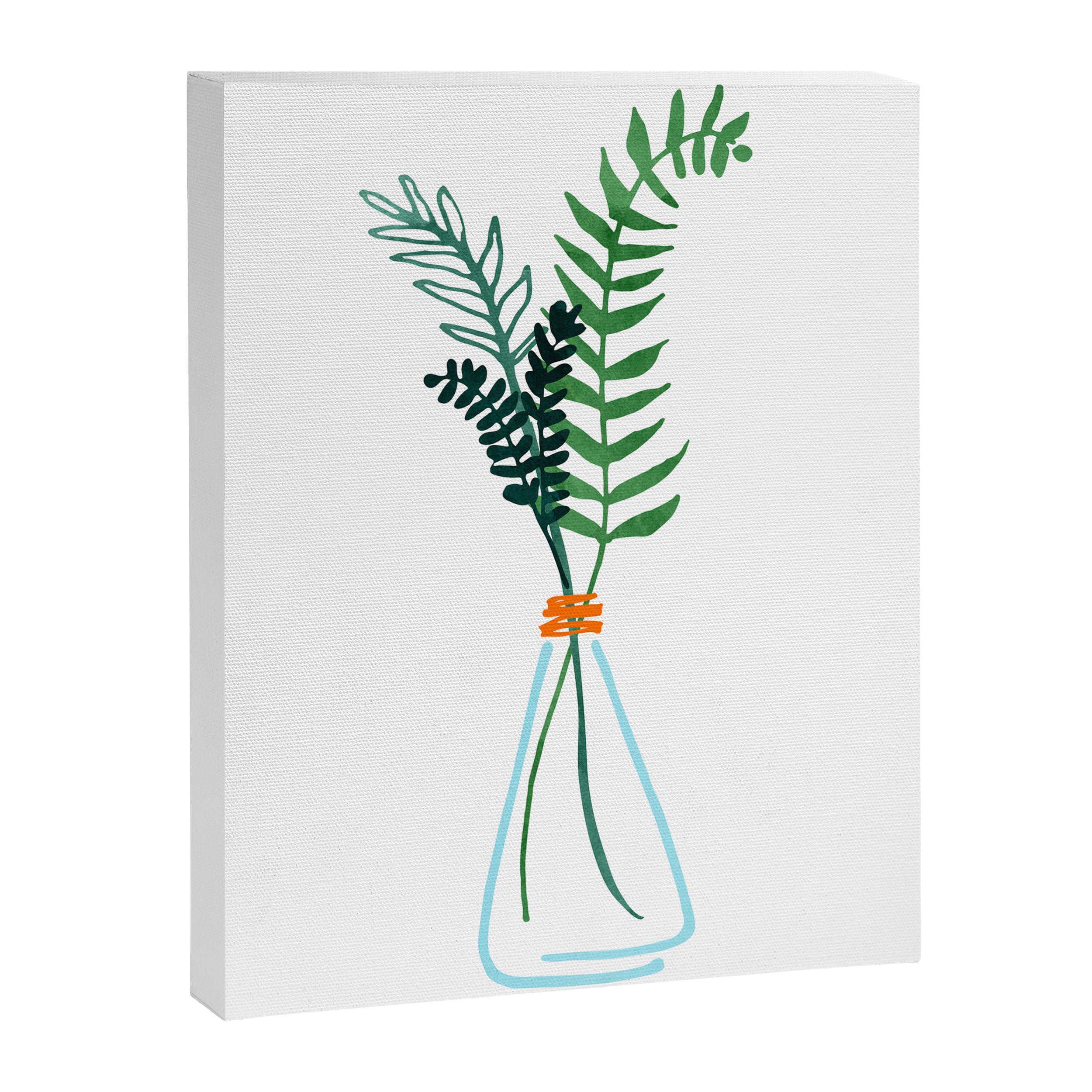 Winter Herbs / Botanical Illustration Canvas Print Gallery Image 6