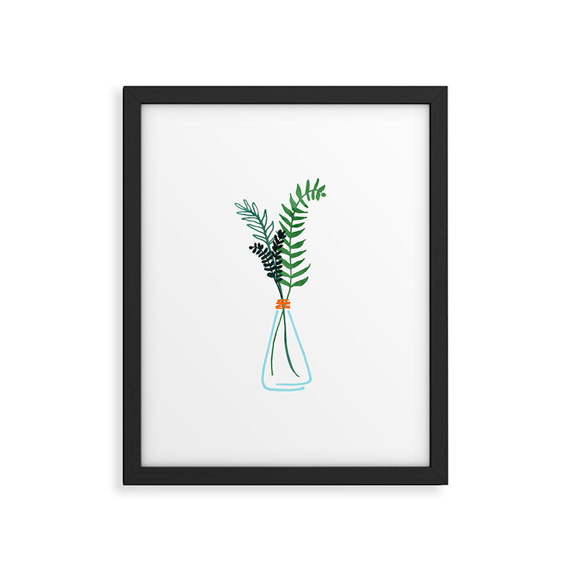 Winter Herbs / Botanical Illustration Framed Art Print Gallery Image 5