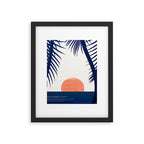 Winter Sunset / Abstract Landscape Framed Art Print Gallery Image 6