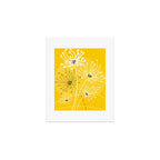 Yellow Queen Anne's Lace Illustration Art Print Gallery Image 1