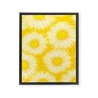 Yellow Sunflowers Floral Pattern Framed Canvas Print Gallery Image 8