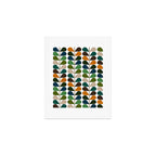 Mid Century Modern Fern Pattern Art Print Gallery Image 1