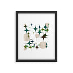 Starbursts and Globes 1A Framed Art Print Gallery Image 6