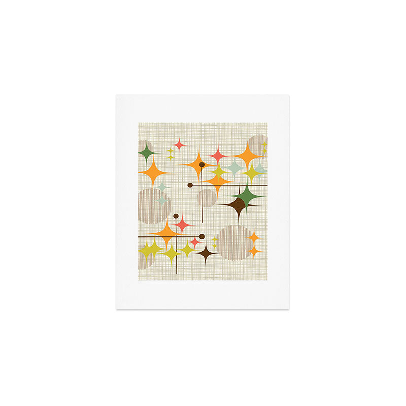 Starbursts and Globes 3 Art Print Gallery Image 1