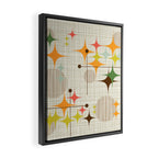 Starbursts and Globes 3 Framed Canvas Print Gallery Image 2