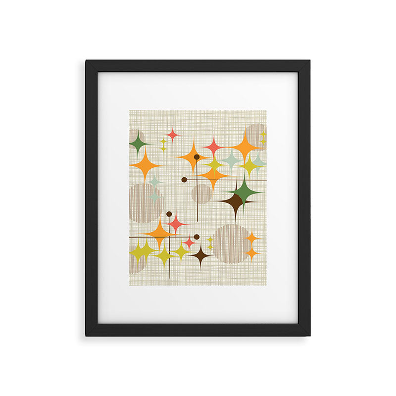 Starbursts and Globes 3 Framed Art Print Gallery Image 6
