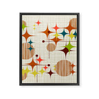 Starbursts and Globes 4 Framed Canvas Print Gallery Image 8