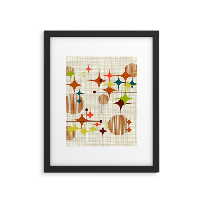 Starbursts and Globes 4 Framed Art Print Gallery Image 1
