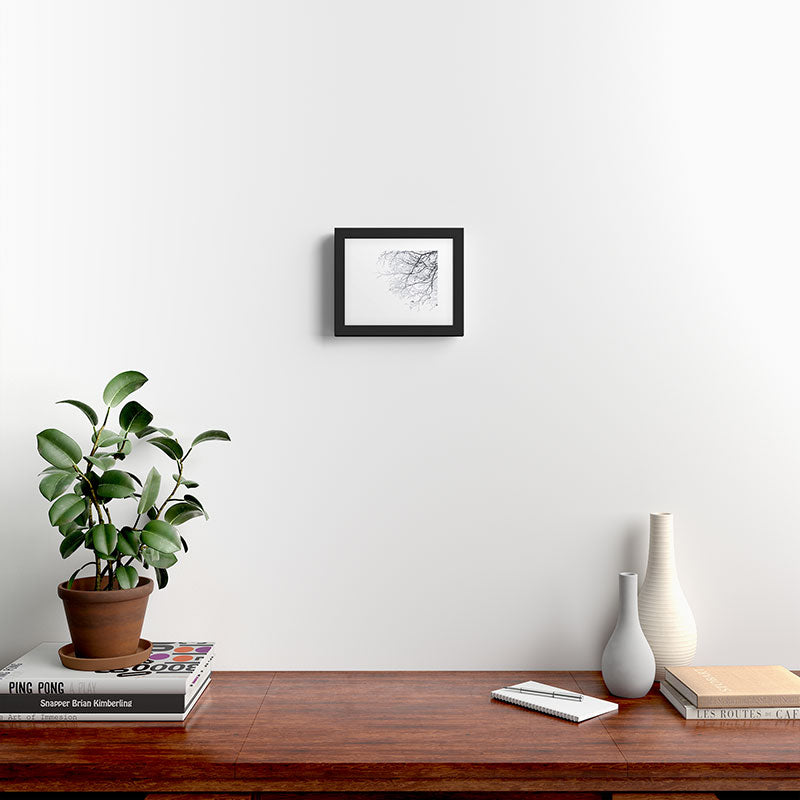 BLACK BRANCHES Framed Art Print Gallery Image 2