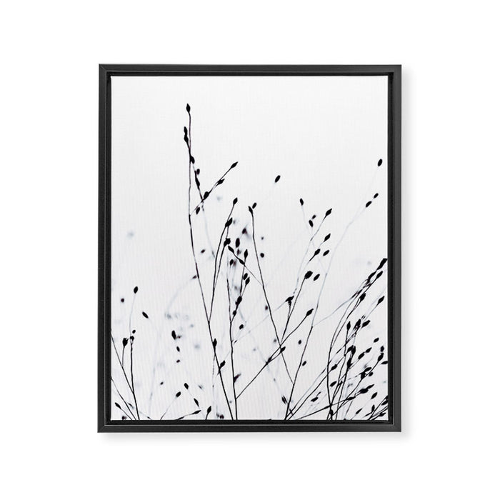 BLACK GRASS Framed Canvas Print Gallery Image 1