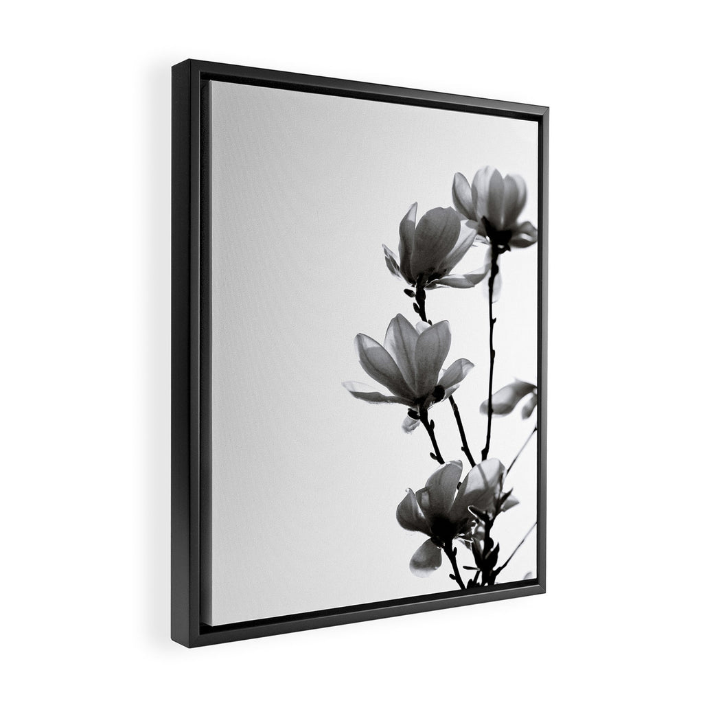 BLACK MAGNOLIA Framed Canvas Print Gallery Image 2