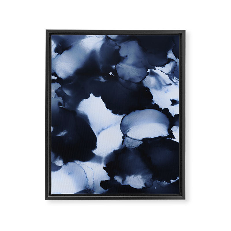 BLUE INK 22 Framed Canvas Print Gallery Image 6