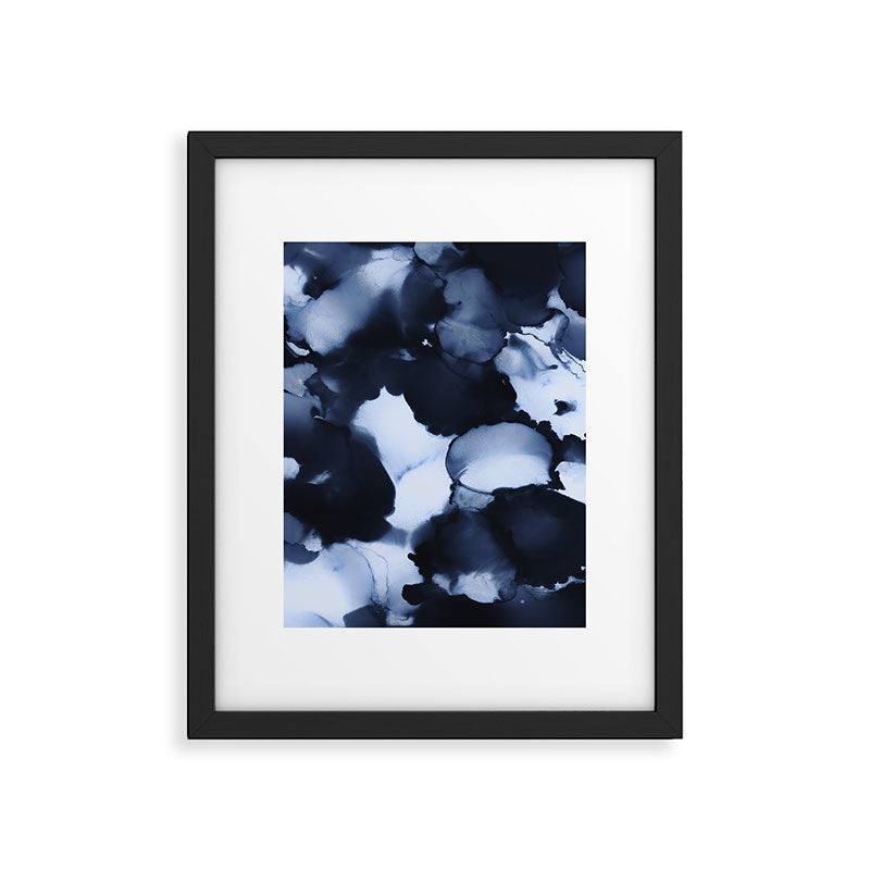 BLUE INK 22 Framed Art Print Gallery Image 4