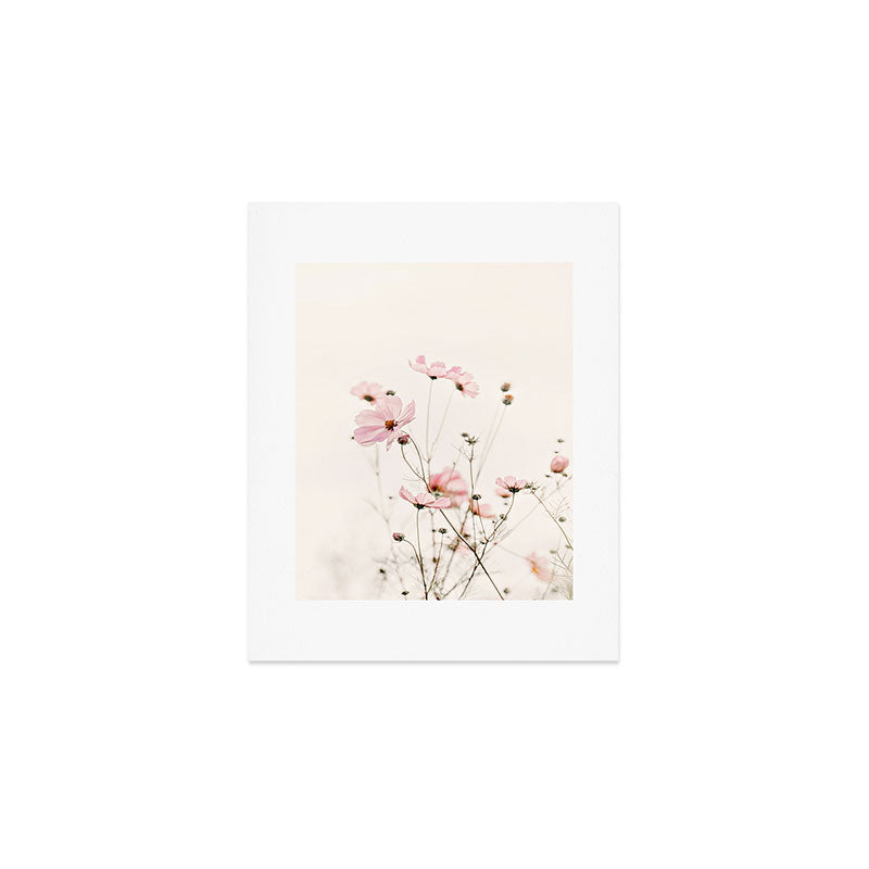 COSMEA DANCING CREME BEIGE Art Print Gallery Image 1