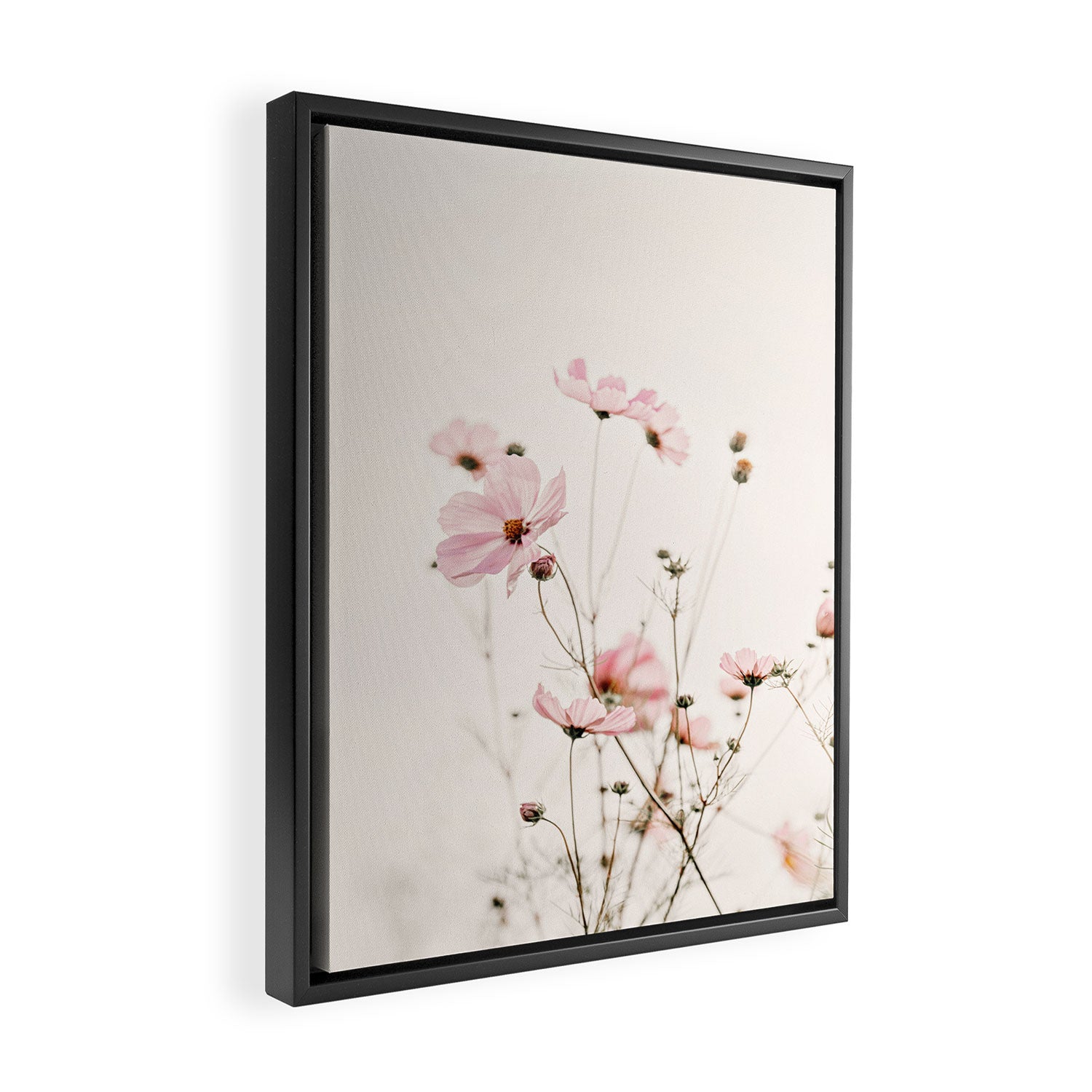 COSMEA DANCING CREME BEIGE Framed Canvas Print Gallery Image 2