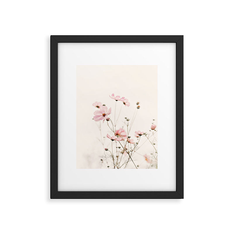 COSMEA DANCING CREME BEIGE Framed Art Print Gallery Image 4