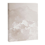 COTTON CANDY CLOUDS BEIGE by Monika Strigel Canvas Print Gallery Image 6