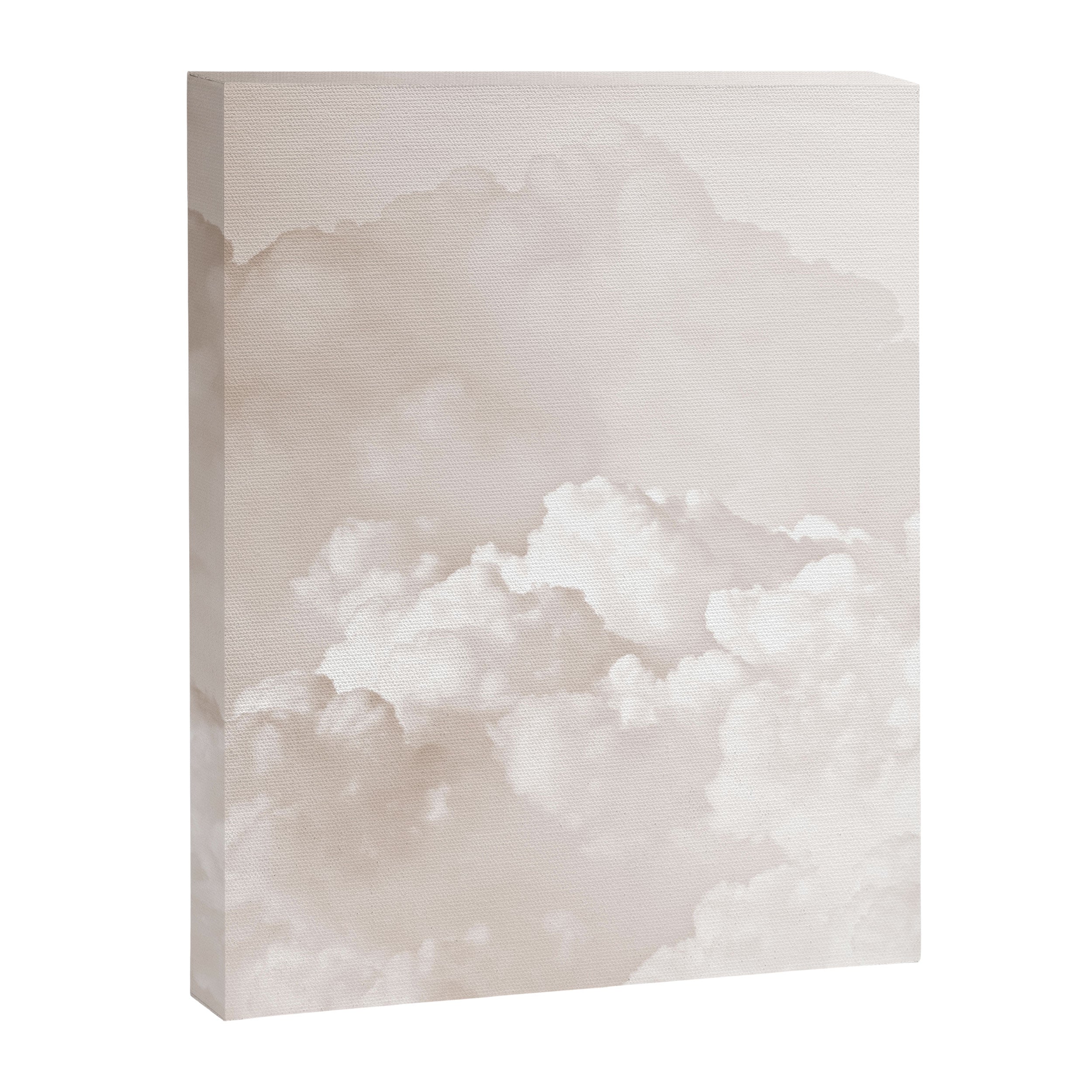 COTTON CANDY CLOUDS BEIGE by Monika Strigel Canvas Print Gallery Image 6