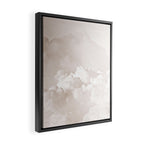 COTTON CANDY CLOUDS BEIGE by Monika Strigel Framed Canvas Print Gallery Image 2